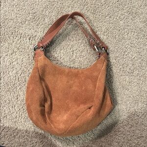 Free People Suede Hobo Bag in Rich Brown